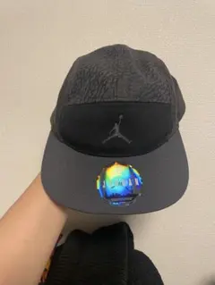 Jordan 黒 キャップ ジャンプマンロゴ