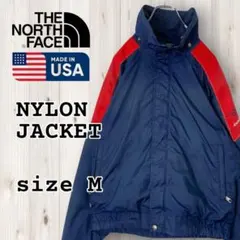 USA製 90s ノースフェイス ゴアテックス ナイロンジャケット ネイビー M