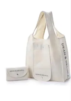 DEAN & DELUCA（ディーン&デルーカ）　ショッピングバッグ　ナチュラル