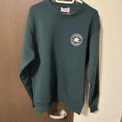 CONVERSE ダークグリーン スウェット Lサイズ