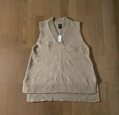 gap 新品 未使用 タグ付 ニットベストSサイズ ブラウン