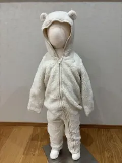 GAP くま耳 ボア カバーオール 80cm
