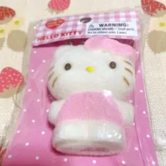 HELLO KITTY ハローキティ フロッキー マスコット キーホルダー