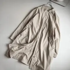 ヒューマンウーマン コットンナイロン ダンプ加工 コート S 軽量