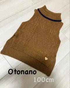 ニットベスト　Otonato 100