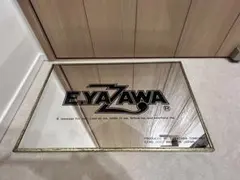 矢沢永吉 E.YAZAWA 鏡 ミラー パブミラー 昭和レトロ 極美品 金縁