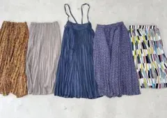 スカート　5点　まとめ売り　レディース