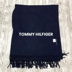 TOMMY HILFIGER トミーヒルフィガー 大判ストール ウール100%