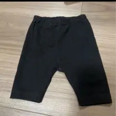 ユニクロ　黒　ポケット付きズボン　七分丈　パンツ　70