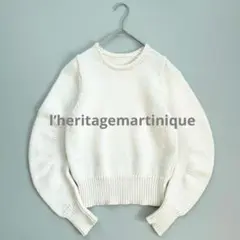 レリタージュマルティニーク コットン ナイロン ショート丈 プルオーバー