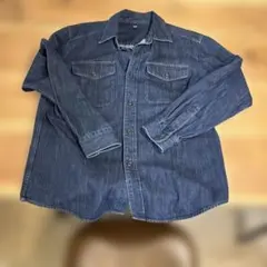UNIQLO デニム長袖シャツ M 着用一回のみ