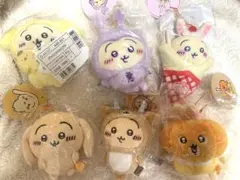 ちいかわ うさぎ マスコット 6点 まとめ売り カボチャなうさぎ クレープくじ