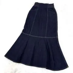 FREE'S MART パネル切替マーメイドデニムスカート　S