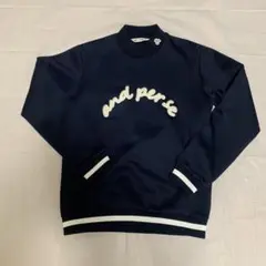 【美品❗️】and per se スウェット 秋冬モックトレーナー