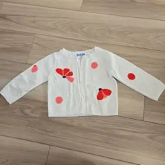 jacadi　ベビーカーディガン　12M