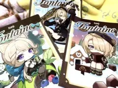 原神　ローソン　限定　クリアファイル　リネ　フレミネ