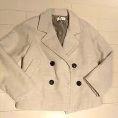 AZUL BY MOUSSY ベージュ ダブルブレストジャケット Sのサムネイル