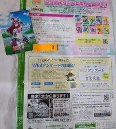 ​【限定品】ウマ娘 × 栗東市 コラボ ミホノブルボン トレカ ＋ 広報誌