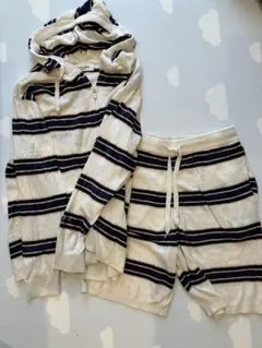 ジェラートピケ　オム　ルームウェア　セットアップ　パジャマ　パーカー　パンツ春夏