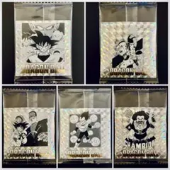 ドラゴンボール40周年記念 シールウエハース1&2 計5枚まとめ売り