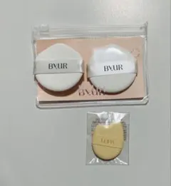 バイユア クッション パフ＆ルナ フィンガー パフ　3点まとめ売り