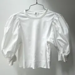 yori ホワイト 半袖トップス 38 未使用 値札あり - メルカリ