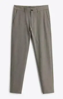 ZARA テクスチャーコンフォートパンツ サイズ38 ベージュ スラックス チノ