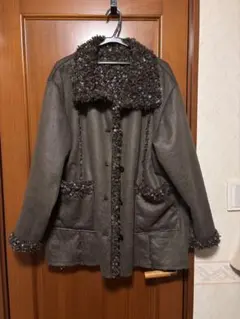 JEANASIS ムートン風リバーシブルコート