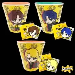 BTS メラミンカップ コースター 6点セット テテ ジミン ジョングク 廃盤
