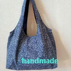 ✤ハンドメイドトートバッグ✤持ち手一体バック✤小花柄✤サブバック