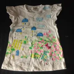 KP 白い半袖Tシャツ（110）
