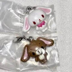 サンリオ めじるしアクセサリー シュガーバニーズ しろうさ くろうさ