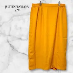 一点限りJUSTIN TAYLOR【20W】タイトスカート マスタードイエロー