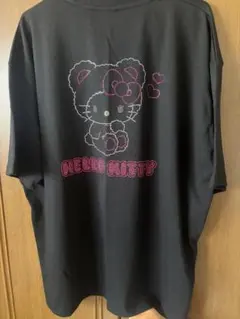 Hello Kitty ラインストーン Tシャツ ブラックのサムネイル