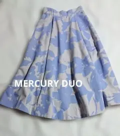 MERCURY DUO 花柄 フレアロングスカート