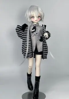 ★SEN★AF11544【ils】1/4洋服5点セット（黒*グレー/MDD）