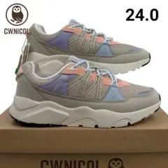 24.0 CWニコル100ソフトクッションスニーカーベージュ 箱無しお届け