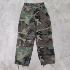 91年製 米軍実物 Wrangler ウッドランドカモ カーゴパンツ XS