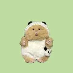 はむにぎりパンダ被り物 パンダポシェット ハンドメイド