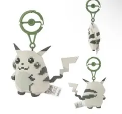 はじまりのピカチュウ ぬいぐるみ ドット絵スタイル マスコット 30周年 限定