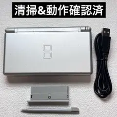 jw【清掃&動作確認済】Nintendo DS Lite グロスシルバー本体