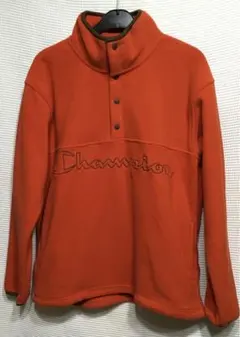 レア！Champion POLARTEC社　プルオーバ-人気のデザインロゴ刺繍