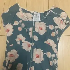 Me 花柄 半袖ワンピース