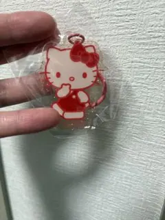 ハローキティアクリルキーホルダー2 赤