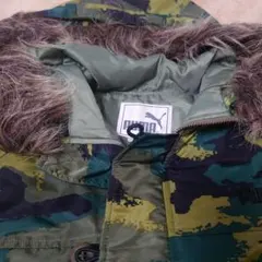 新品　PUMA カモフラージュ 中綿コート　迷彩プーマ　130cm