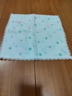 【新品・未使用品】renoma レノマ 花柄刺繍 タオルハンカチ