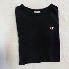 Champion ブラック 半袖Tシャツ ワンピース110