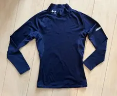 UNDER ARMOUR ネイビー ハイネック アンダーシャツ ジュニア キッズ