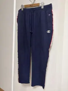 Champion スウェットパンツ ネイビー サイドライン