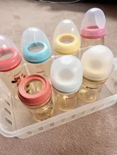 【バラ売り可】ピジョン 母乳実感 哺乳瓶 7本セット（プラスチック製）＋おまけ付